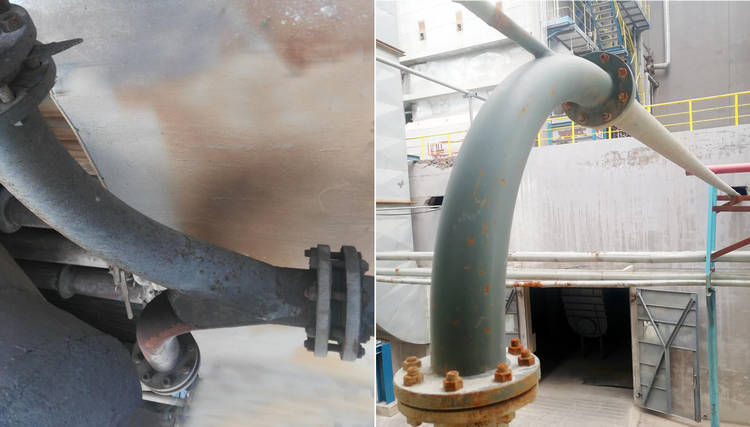 永利集团牌耐磨陶瓷输灰管道的乐成案例