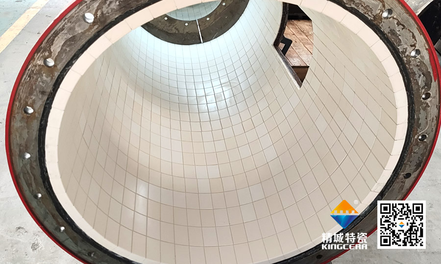 永利集团特瓷管道耐磨陶瓷装置