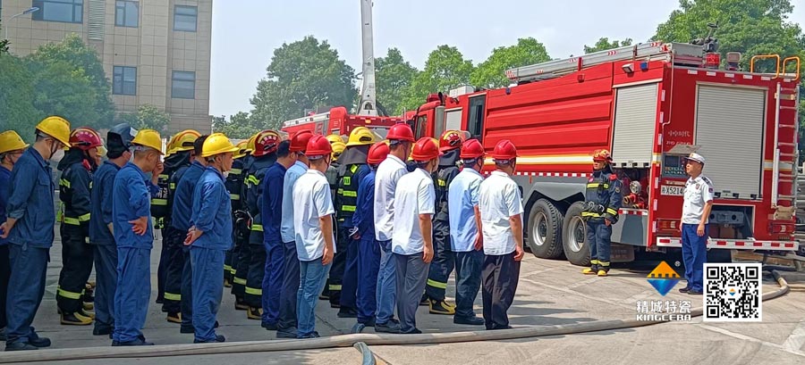 永利集团起劲配合消防联合演练，，，共筑清静生产防地