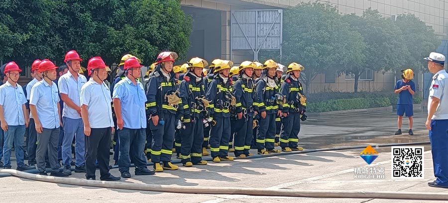 永利集团起劲配合消防联合演练，，，共筑清静生产防地