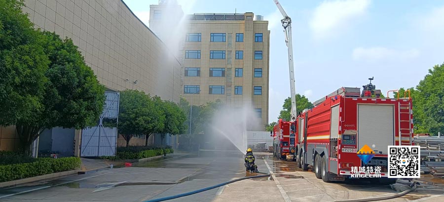 永利集团起劲配合消防联合演练，，，共筑清静生产防地